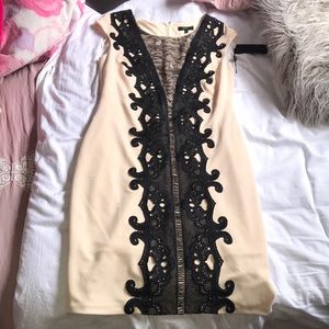 JAX laced detail dress